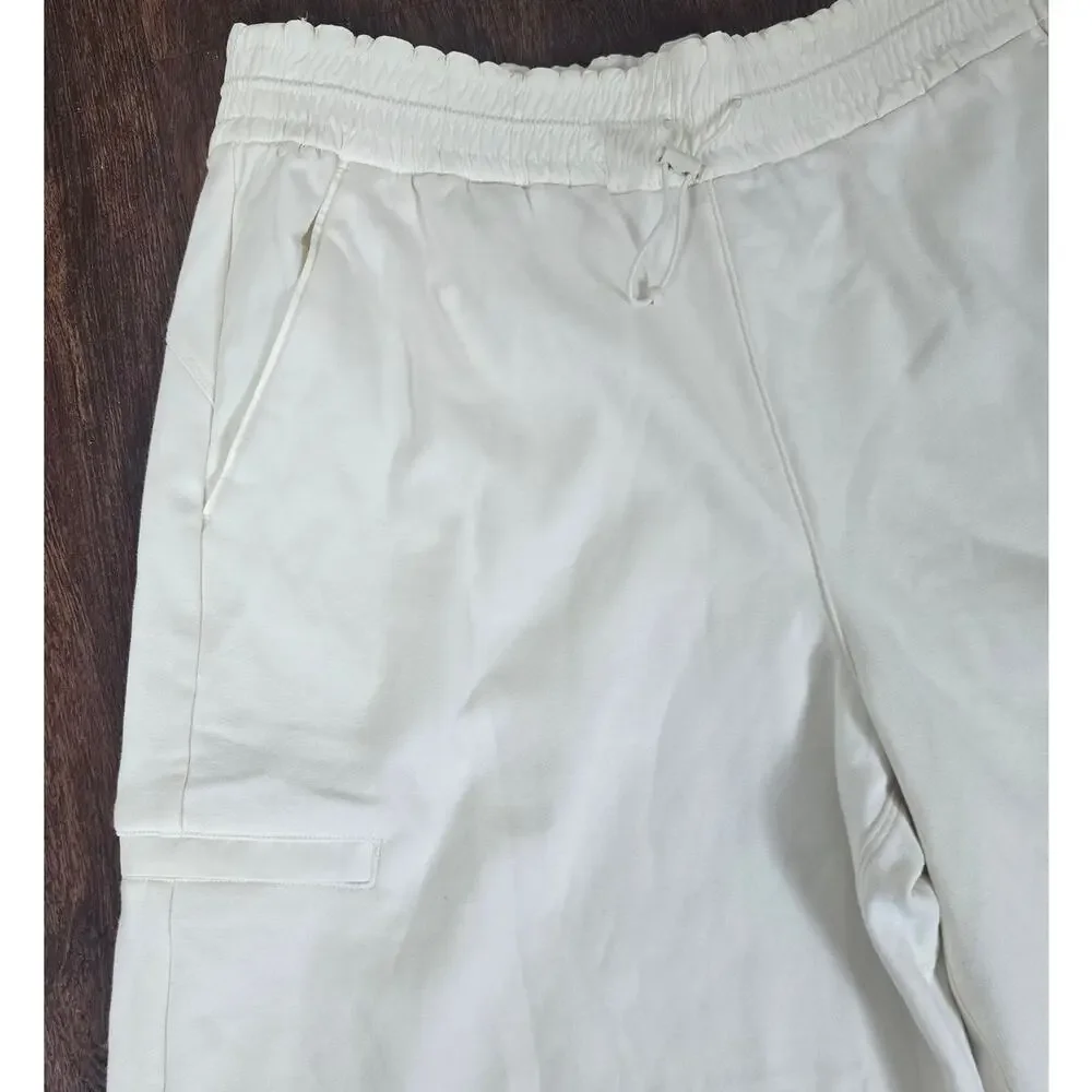 Athleta Triumph Wide Leg Crop Pants - Magnolia White - Large - 544711 - NWT - Picture 5 of 8